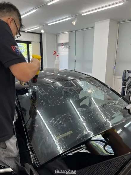 벤츠 CLA250 스톤칩에서 해방, PPF 스포츠 패키지, 전면 유리 보호필름 시공 프라임쉴드 위례 가드존 / 성남시 수정구 창곡동