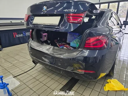 BMW 420i 차량 사고로 인한 부분 PPF 재시공, 위례 자동차 PPF 가드존 / 성남시 수정구 창곡동