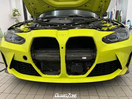 BMW G83 M4 프론트범퍼 블랙 PPF 재시공. 성남 위례 PPF, 보험처리 전문 가드존 / 성남시 수정구 창곡동