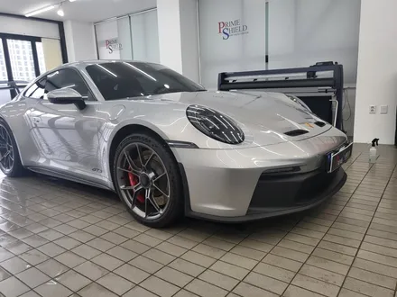 포르쉐 911 992 GT3 사고로 인한 PPF 재시공. 위례 프라임쉴드 PPF 시공 가드존 / 성남시 수정구 창곡동