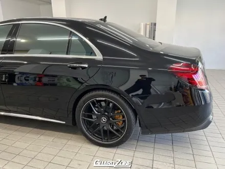 벤츠 S63 AMG 택랩 골드펄 화이트 전체 랩핑 시공, 위례 자동차랩핑 가드존 / 성남시 수정구 창곡동