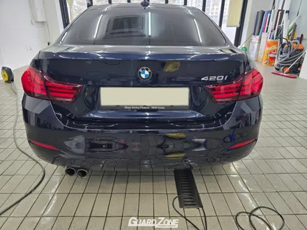 BMW 420i 차량 사고로 인한 부분 PPF 재시공, 위례 자동차 PPF 가드존 / 성남시 수정구 창곡동