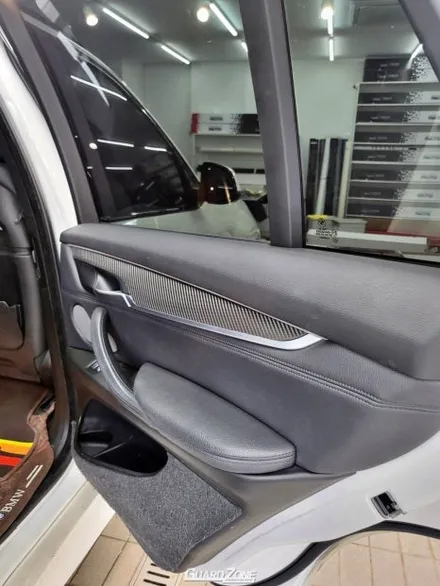 BMW X5 실내 카본 포인트 랩핑, 성남 위례 자동차 랩핑 전문 프로젝트알 / 성남시 수정구 창곡동