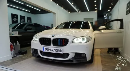BMW F10 5시리즈 한물갔다? 아직입니다. 15in 안드로이드 올인원 설치로 새차만들기 대화면으로 유튜브 넷플릭스 tmap 카카오내비 네이버지도 사용