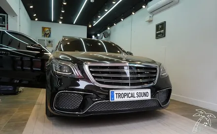 벤츠 S63 AMG W222 유튜브 넷플릭스 보는 방법 큐로이 최신형 안드로이드 설치! 터치 안되는 NTG 5.5 시스템에서 사용 가능하고 싱크밀림 없습니다