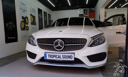 벤츠 C450 애플카플레이 안드로이드오토 설치 터치 무선으로 사용 가능합니다 안드로이드 올인원보다 훨씬 합리적인 가격! Feat C클래스 스피커 튜닝