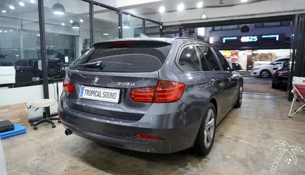 BMW 3시리즈 투어링 안드로이드 올인원 설치와 카오디오 스피커 튜닝에 대해