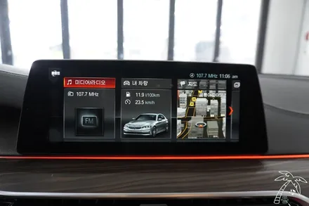 BMW 5시리즈 G30 안드로이드오토 무선 풀화면으로 사용 가능! 작업 특징 안내해드릴게요