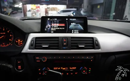 BMW 3시리즈 투어링 안드로이드 올인원 설치와 카오디오 스피커 튜닝에 대해