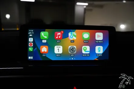 BMW M4 F83 안드로이드오토 애플카플레이 순정모니터에서 무선으로 사용하기