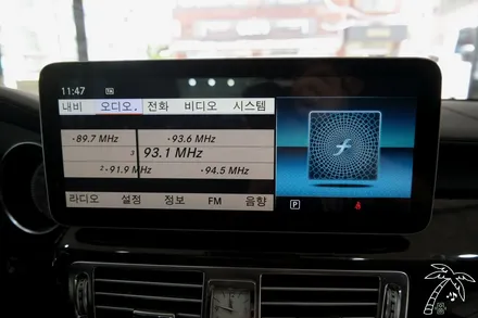 벤츠 순정모니터 고장 CLS 350 안드로이드 카플레이 설치