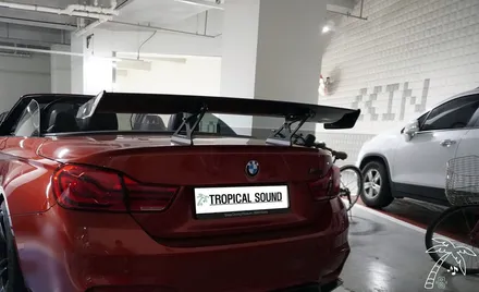 BMW M4 F83 안드로이드오토 애플카플레이 순정모니터에서 무선으로 사용하기