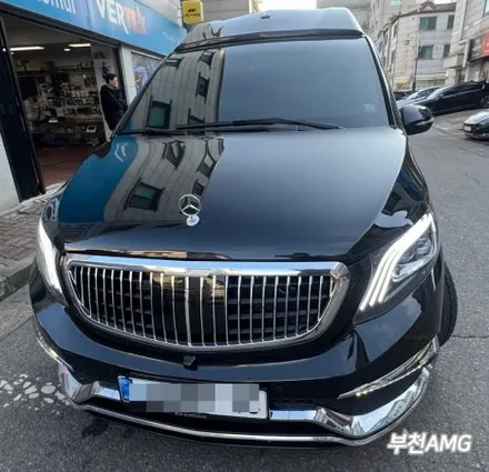 벤츠 V 클래스 하이리무진 12.3인치 안드로이드 올인원 카플레이 안드로이드 오토 티맵 카카오내비 [부천AMG] / 경기 부천
