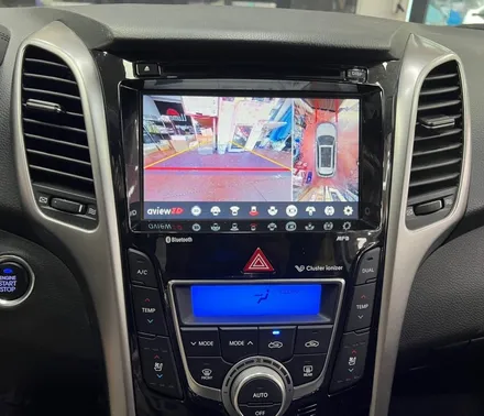현대자동차 I30 3D 어라운드뷰 360도 안전주차 사각지대 사이드카메라 Aview 에이뷰 팅크웨어 아이나비 z9000 블랙박스 [부천AMG] / 경기 부천