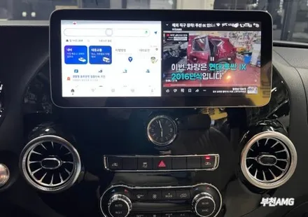 벤츠 V 클래스 하이리무진 12.3인치 안드로이드 올인원 카플레이 안드로이드 오토 티맵 카카오내비 [부천AMG] / 경기 부천