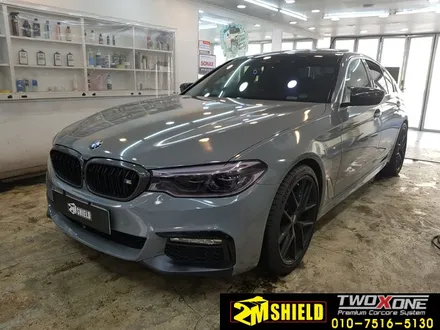 BMW 5시리즈 윈도우 크롬 죽이기 실내랩핑 작업 / 부산 사상구