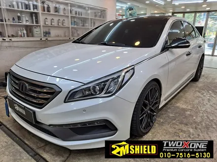 쏘나타 실내 랩핑 중국산 제거하고 3m 카본으로 / 부산 사상구