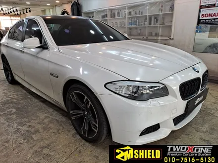 BMW 5시리즈 랩핑차량 디테일 세차 미백세차 / 부산 사상구
