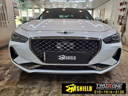 제네시스 G70 라이트필름 루프스킨 사이드미러 랩핑 / 부산 사상구