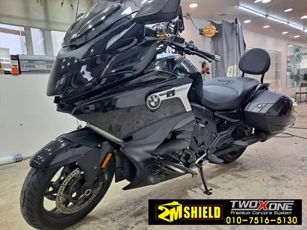 BMW K1600 오토바이 무광 화이트로 전체 랩핑했어요. / 부산 사상구