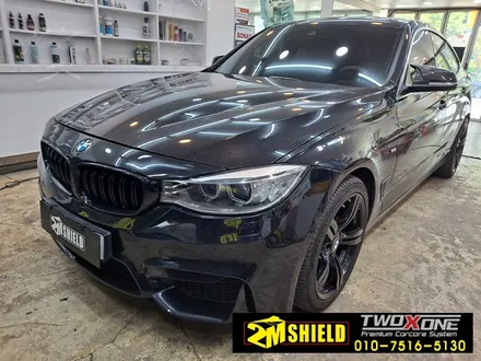 BMW 3시리즈 크롬물때 제거용 크롬죽이기 랩핑 / 부산 사상구