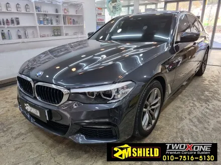 BMW 5시리즈 그릴 윈도우 몰딩 크롬죽이기 랩핑 / 부산 사상구
