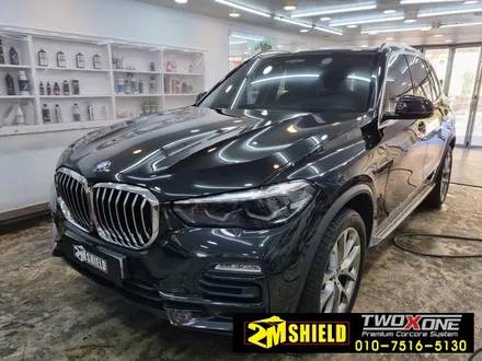BMW X5 실내랩핑 우드를 카본으로 바꾸기 / 부산 사상구
