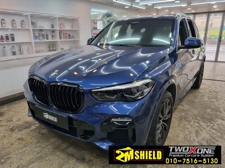 BMW X5 크롬죽이기 루프몰딩 윈도우크롬몰딩 사이드미러 랩핑 / 부산 사상구