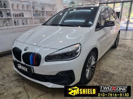 bmw 2시리즈 액티브 투어러 실내 랩핑 입체카본 / 부산 사상구