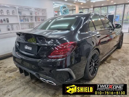 벤츠 C클래스 C63AMG 사이드 데칼 작업 / 부산 사상구