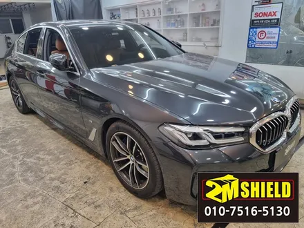 bmw 5시리즈 g30 전체 크롬몰딩 랩핑 크롬죽이기 작업 / 부산 사상구