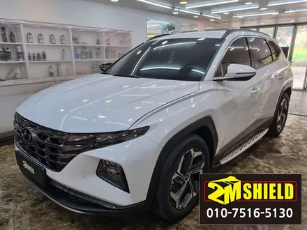 투싼 투톤랩핑 크롬몰딩 탈거 교체까지 크롬죽이기 / 부산 사상구