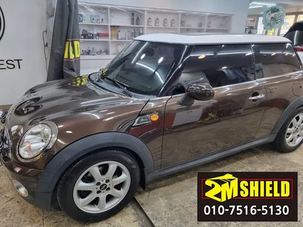 BMW 미니 쿠퍼 루프스킨 재시공 손상필름 제거포함 / 부산 사상구
