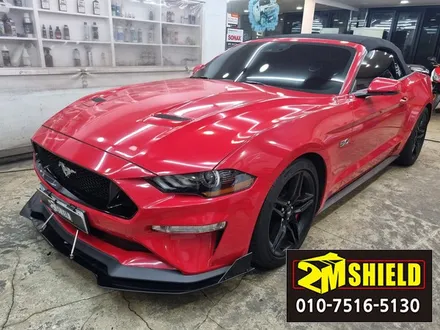 머스탱 전체랩핑 제거 원복 레드에서 화이트로 / 부산 사상구