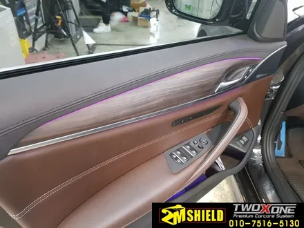 BMW 5시리즈 윈도우 크롬 죽이기 실내랩핑 작업 / 부산 사상구