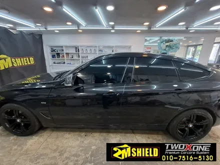 BMW 3시리즈 크롬물때 제거용 크롬죽이기 랩핑 / 부산 사상구