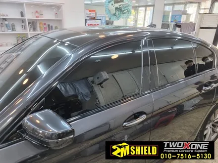 BMW 5시리즈 그릴 윈도우 몰딩 크롬죽이기 랩핑 / 부산 사상구