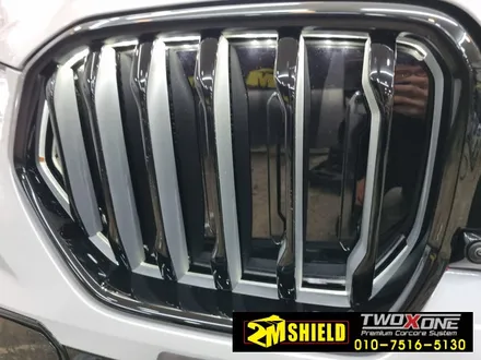 BMW X6 그릴 가로바 랩핑 크롬죽이기 / 부산 사상구