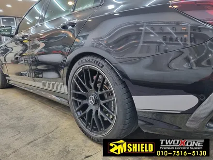 벤츠 C클래스 C63AMG 사이드 데칼 작업 / 부산 사상구