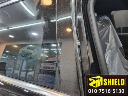 부산 전체랩핑 벤츠 gls 유광 화이트 컬러로 바뀌었어요 / 부산 사상구