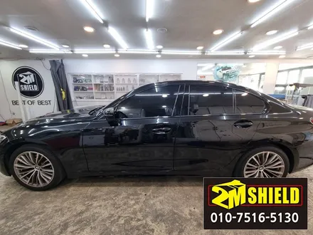 크롬죽이기 랩핑 단골 차종 bmw 3시리즈 그릴은 교체 / 부산 사상구