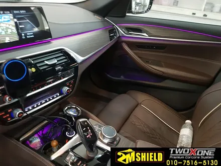 BMW 5시리즈 윈도우 크롬 죽이기 실내랩핑 작업 / 부산 사상구