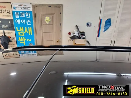 아우디 a3 루프렉 물때 크롬죽이기 랩핑 / 부산 사상구