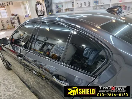 BMW 5시리즈 그릴 윈도우 몰딩 크롬죽이기 랩핑 / 부산 사상구