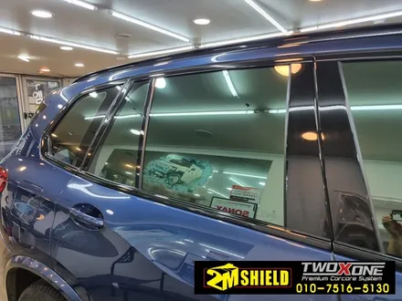 BMW X5 크롬죽이기 루프몰딩 윈도우크롬몰딩 사이드미러 랩핑 / 부산 사상구
