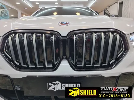BMW X6 그릴 가로바 랩핑 크롬죽이기 / 부산 사상구