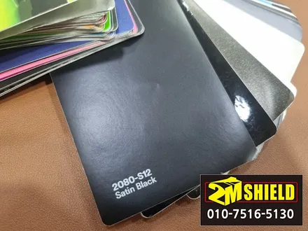 화이트에서 사틴블랙으로 전체 랩핑한 벤츠 cls / 부산 사상구