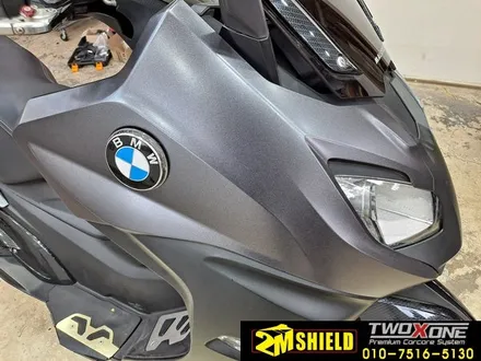 BMW C650 오토바이 전체 랩핑 사틴다크그레이로~ / 부산 사상구