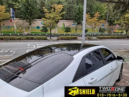 부산 루프스킨 아반떼 cn7 사이드미러커버 교체까지 / 부산 사상구