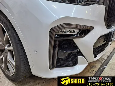 진주에서 오신 BMW X7 크롬죽이기 입체 카본 랩핑 / 부산 사상구
